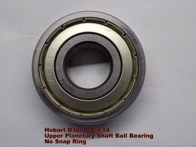 Hobart D300 BB-9-14 Upper Planetary Shaft Ball Bearing No Snap Ring